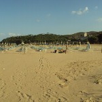 spiaggia nel verde